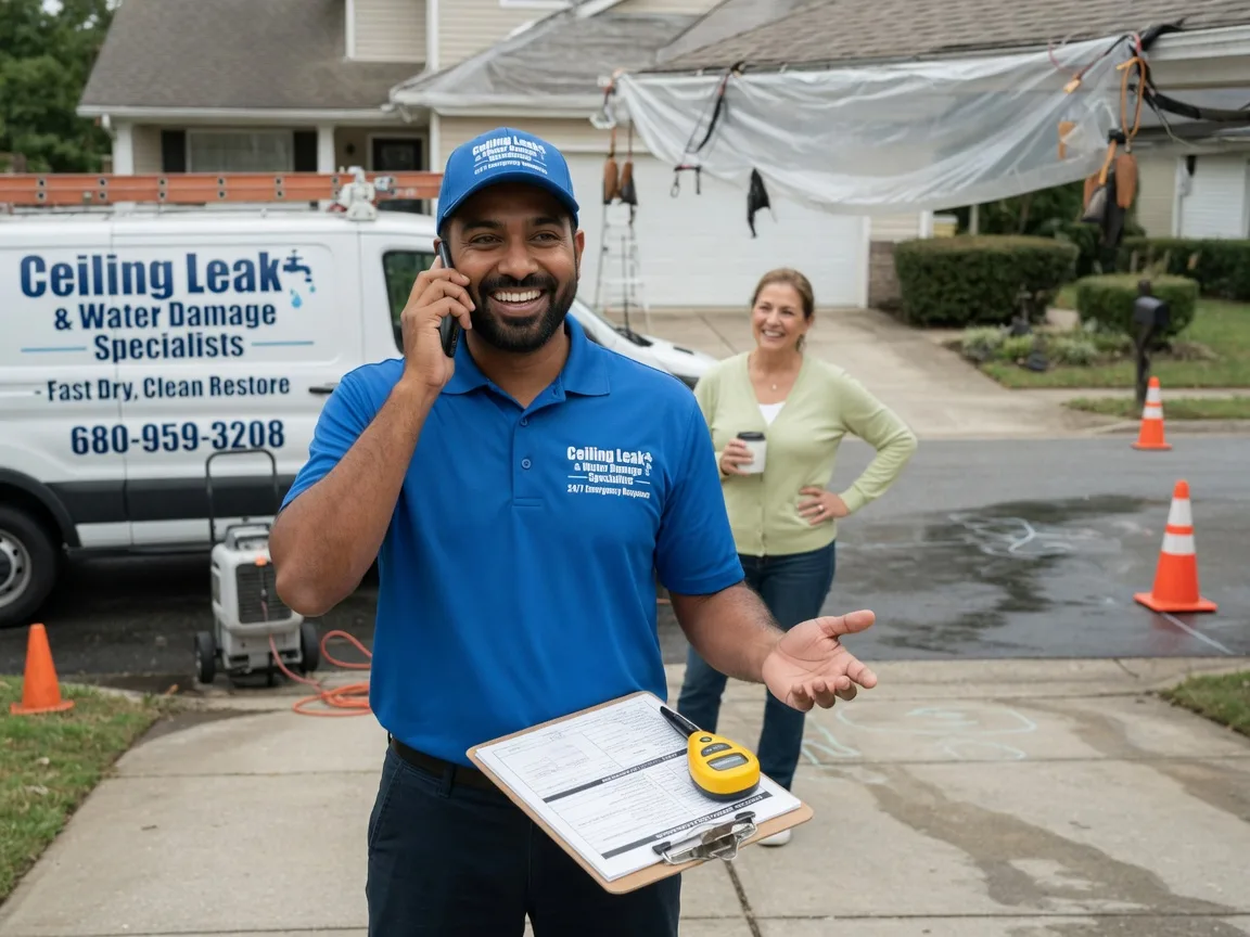 Ceiling Leak Cleanup Apache Junction, AZ FAQs